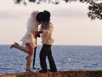 Mariage au bord de la mer